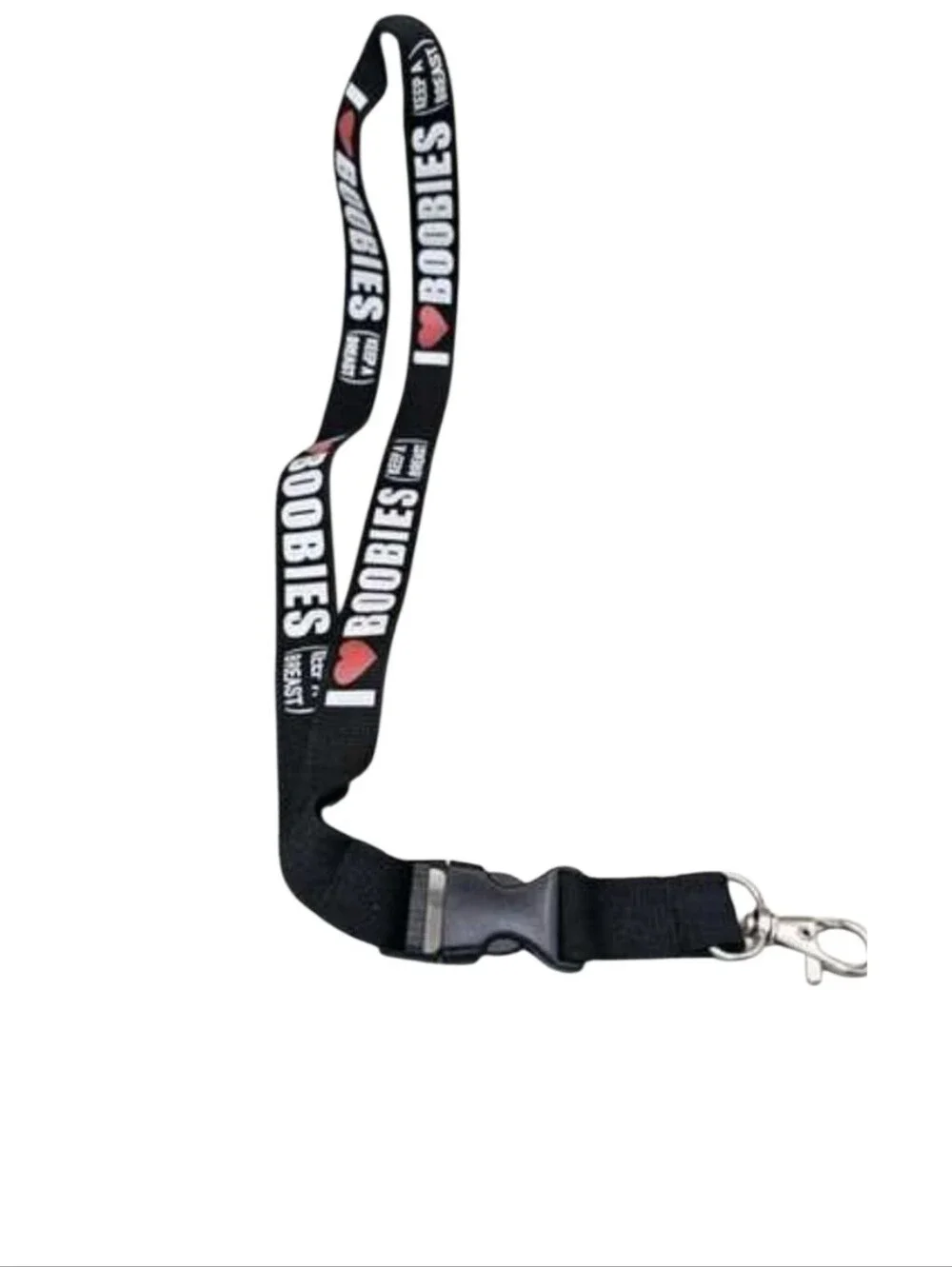 #13 Roxy Multicolor & Black Lanyard Set with Red Strap